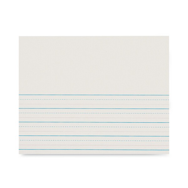 Pacon Multi-Program Picture Story Paper, 30 lb, 5/8" Long Rule, One-Sided, 8.5 x 11,500PK PAC2691 - main